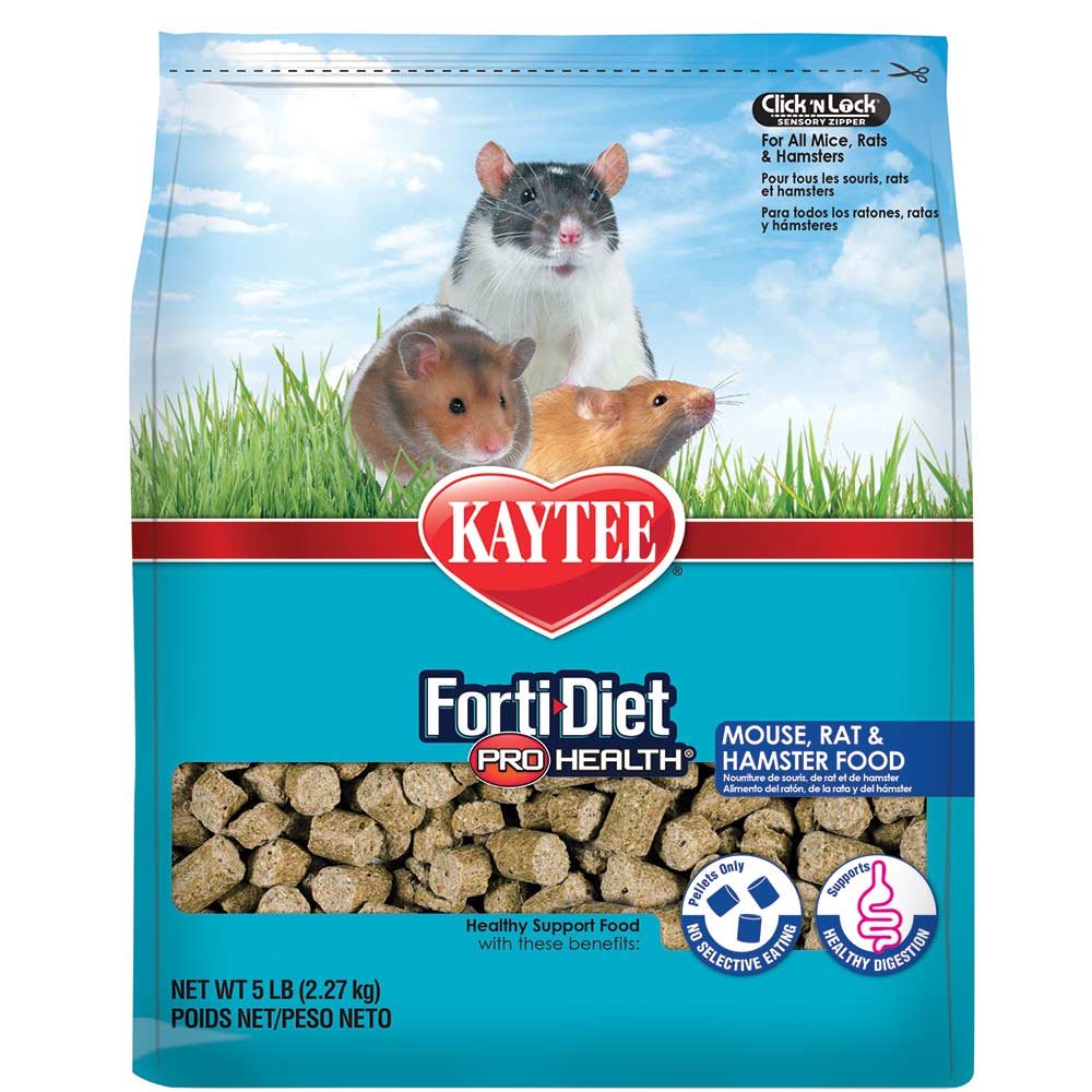 Alimento en pellets para rata, raton y hamster. Kaytee FortiDiet