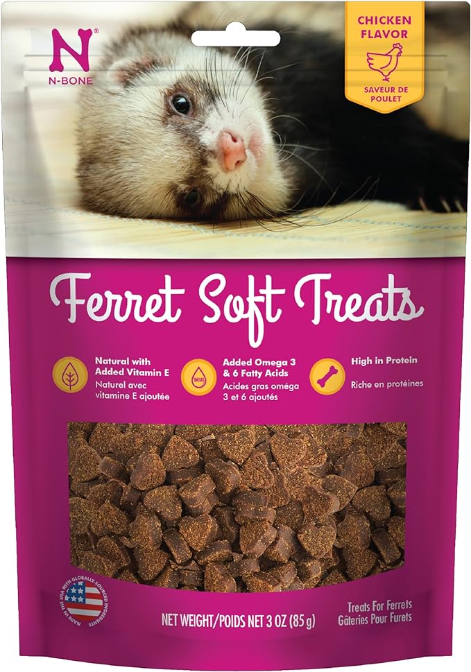 FERRET SOFT TREATS N-BONE. SNACKS SABOR A POLLO PARA HURON